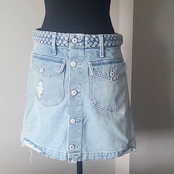 Tularosa by Revolve "Madelyn" denim miniskirt sz 28 - Picture 3 of 7